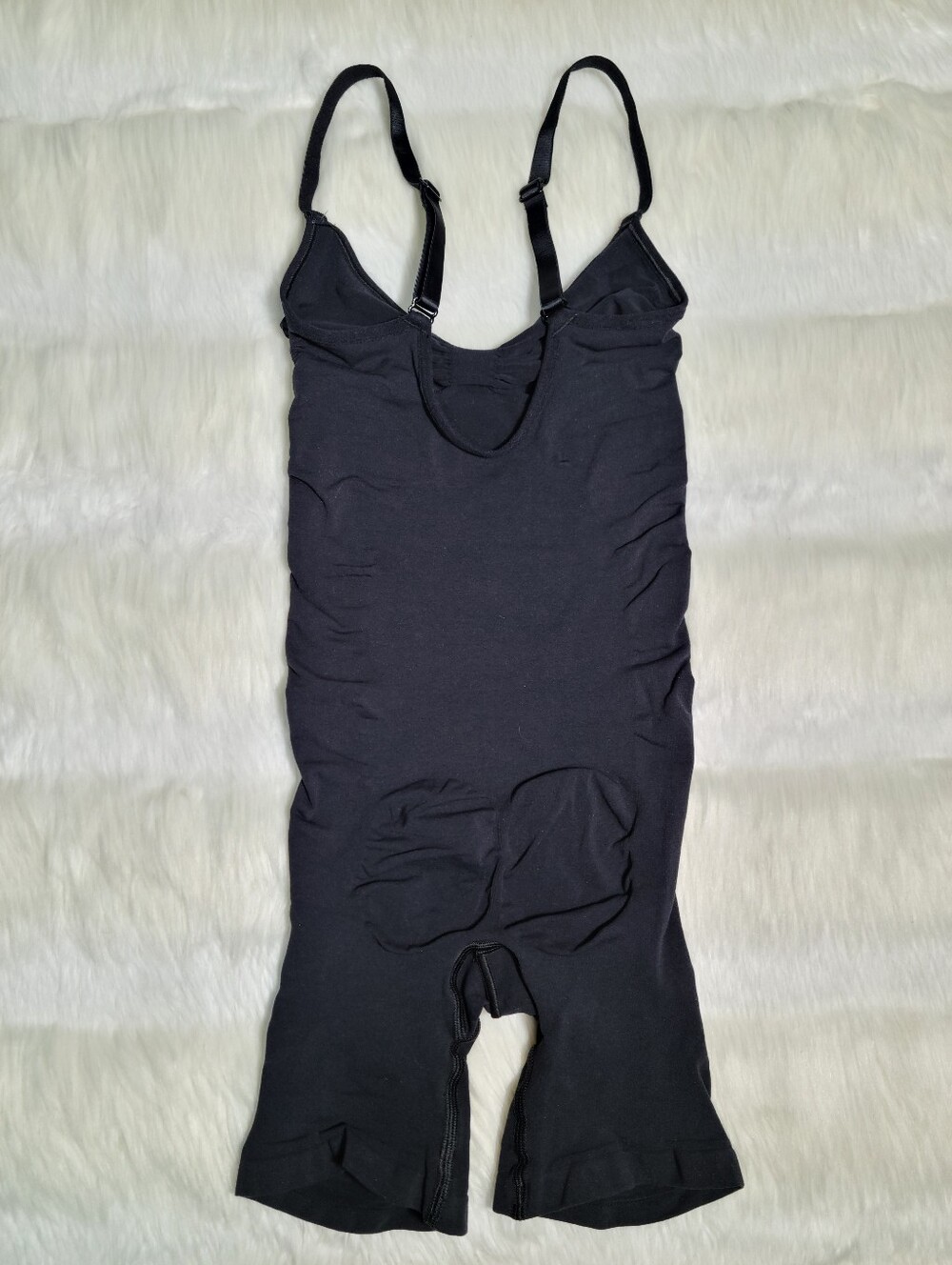 SKIMS Seamless Sculpt Mid Thigh Bodysuit Black Onyx Small NEW - Picture 2 of 4